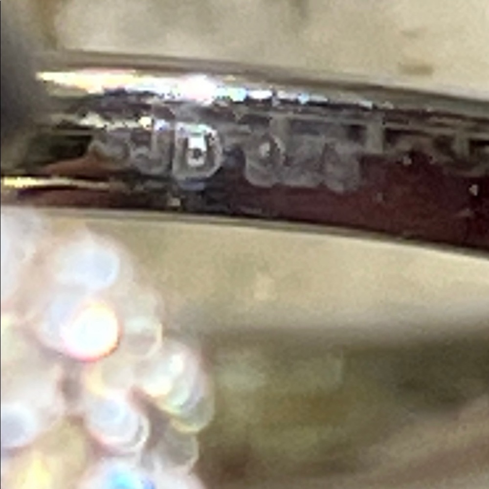 New 18k Rose gold & 925 Sterling Silver Anniversary band. 💍🤍 - Picture 5 of 9